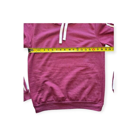 On Fire Womens Sweater Size L Pink White Long Sleeve High Neck Top - Picture 4 of 5
